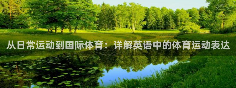 yy易游官方正版app官网：从日常运动到国际体育：详